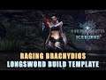 MHW Iceborne: Raging Brachydios Longsword Build Template
