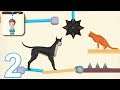 RESCUE CUT - Walkthrough Gameplay Part 2 - RESCUE CAT (iOS Android)