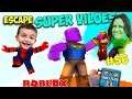 Roblox - Escape dos Super Vilões (Escape Super Villains) Family Plays