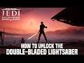 Star Wars Jedi Fallen Order - How To Unlock the Double Bladed Lightsaber Early - GAMEPLAY GUIDE