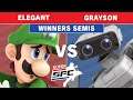 Super Smash Fight Club 2 - Elegant (Luigi) Vs. FRKS | Grayson (ROB) Winners Semis - Smash Ultimate