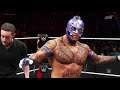 WWE 2K20 Seth Rollins vs Rey Mysterio eye for a eye match at the horror show extreme Rules