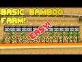 Basic Bamboo Farm Tutorial 🎍 Minecraft 1.14