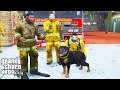 Chop is a FIREFIGHTER DOG in GTA 5 (funny)