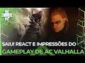 FINALMENTE! REACT DO ASSASSIN'S CREED VALHALLA E IMPRESSÕES SOBRE O GAMEPLAY