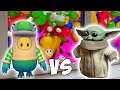 Funny Baby Yoda vs Fall Guys in Real Life Animation Compilation.