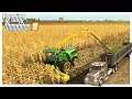 HUGE CORN FIELD INTO A TINY BUNKER | Nebraska Lands Roleplay Server | Farming Simulator 19