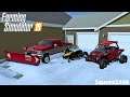 It's A White Christmas! | Plowing Driveway | Snowmobile & Polaris | Homeowner | Farming Simulator 19