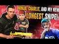 My new longest snipe! And Charlie talks with Ninja!