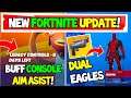 *NEW* Fortnite UPDATE! + "Deadpool Dual Hand-cannons" + "Casual players need aim assist"  - Season 2