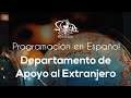 PROGRAMACIÓN EN ESPAÑOL DEPARTAMENTO DE APOYO AL EXTRANJERO - 17/09/2021