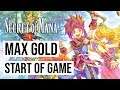 Secret of Mana - MONEY GLITCH! Max Gold at the start of the game!