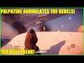 Star Wars Battlefront 2 - Palpatine arrives to slaughter the Rebels on Hoth! (100 Killstreak)