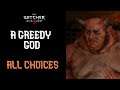 The Witcher 3: A Greedy God - All Choices | Walkthrough Side Quest