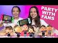 We PARTY with FANS in Animal Crossing New Horizons! - Merrell Twins