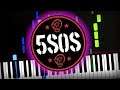5 Seconds Of Summer - Valentine Piano Tutorial (Sheet Music midi) Synthesia cover