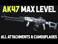 🔥 AK-47 MAX LEVEL 🔥 | ALL ATTACHMENTS & CAMOS | Call of Duty: Modern Warfare | Gunsmith #03