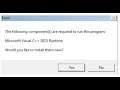 Fix Microsoft Visual C++ 2015 and 2013 Runtime Error