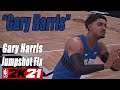 Gary Harris Jumpshot Fix NBA2K21 with Side-by-Side Comparison