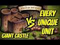 GIANT CASTLE vs EVERY UNIQUE UNIT | AoE II: Definitive Edition