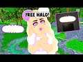 How to get a FREE LIGHT HALO on ROYALE HIGH! *OMG* (Roblox)