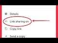 How To Turn On Link Sharing Docomets On Google Docs