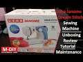 How To Use Usha Janome Dream Stitch Automatic Electric Sewing Machine? (Unboxing Review) [Hindi]