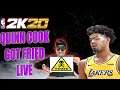 LAKERS GUARD QUINN COOK GOT BOOTED OFF ANTE UP STAGE in NBA 2K20 LIVE!!