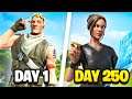 My DAY 1 to DAY 250 Fortnite CONTROLLER to KEYBOARD & MOUSE Progression... (Fortnite Battle Royale)