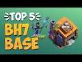 TOP 5 NEW BH7 BASE WITH *COPY LINK* | Best Builder Hall 7 Base Link (2021) | Clash of Clans