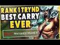 #1 TRYNDAMERE WORLD HARDEST GAME OF MY LIFE!!! (CHALLENGER 1V9) - League of Legends