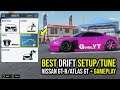 *BEST* Drift Setup/Tune Nissan GT-R/Atlas GT+ Gameplay in CarX Drift Racing Online