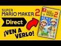 cenando pizza 🍕 y Nintendo DIRECT de MARIO MAKER 2 ¿lo comprarás?