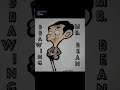 DRAWING MR. BEAN- HOW TO DRAW MR. BEAN #Shorts! Drawing Tech