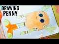 Drawing Penny Fitzgerald from the amazing world of Gumball