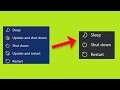 How To Remove - " Update And Shutdown " -How To Remove " Update And Restart " Option - Windows 11