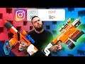 Instagram Picks Our Blasters! NERF Build-Your-Weapon Challenge!!