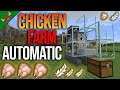 Minecraft AFK Chicken Farm Tutorial 1.16+ BEST! Easy & Fast!