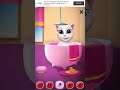My talking Angela taking show shower time
