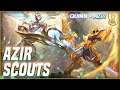 NEW AZIR SCOUTS DECK - Massive Sand Soldier Army ( Azir + Quinn Scouts )| Legends of Runeterra (LOR)