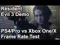 Resident Evil 3 Remake Xbox One X vs PS4 Pro vs PS4 vs Xbox One Frame Rate Comparison (Demo)