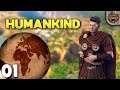 Roleplay histórico no mapa da Terra | Humankind Terra #01 - Gameplay 4k PT-BR