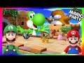 Super Mario Party Minigames #420 Luigi vs Yoshi vs Mario vs Monty mole