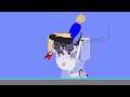 【Take 2】Result of putting cola and mentos in the toilet bowl | Algodoo