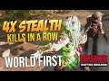 WORLD FIRST! 4 STEALTH KILLS in a ROW!! Predator Hunting Grounds SUPER FAST SICKLE OVERPOWERED?!
