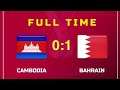Cambodia vs Bahrain FIFA World Cup Asia Qualifiers_Extend highlights & Goals