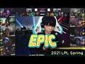 [EPIC?] FPX (Nuguri Kennen) VS V5 (Langx Camille) Game 2 Highlights - 2021 LPL Spring W9D6