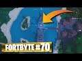 Fortnite Fortbyte #70 Location: Accessible by Skydiving through Lazy Lagoon, Vibrant Contrails
