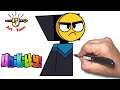 how to draw master Frown from unikitty step by step easy