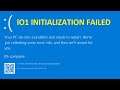 How To Fix lO1 INITIALIZATION FAILED Blue Screen Problem Windows 10